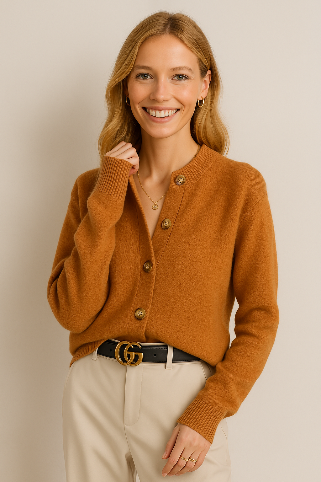 Lara Collared Button Front Cardigan - view 28