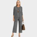 Women's Suit Relaxed Coordinated Three Piece Set