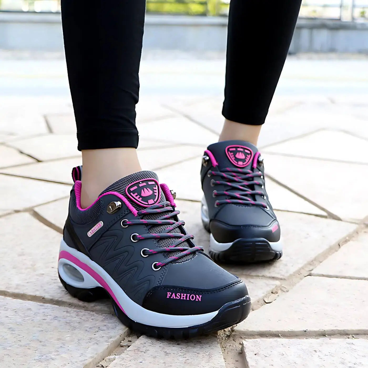 Alma Cushioned Sole Walking Shoes - view 4