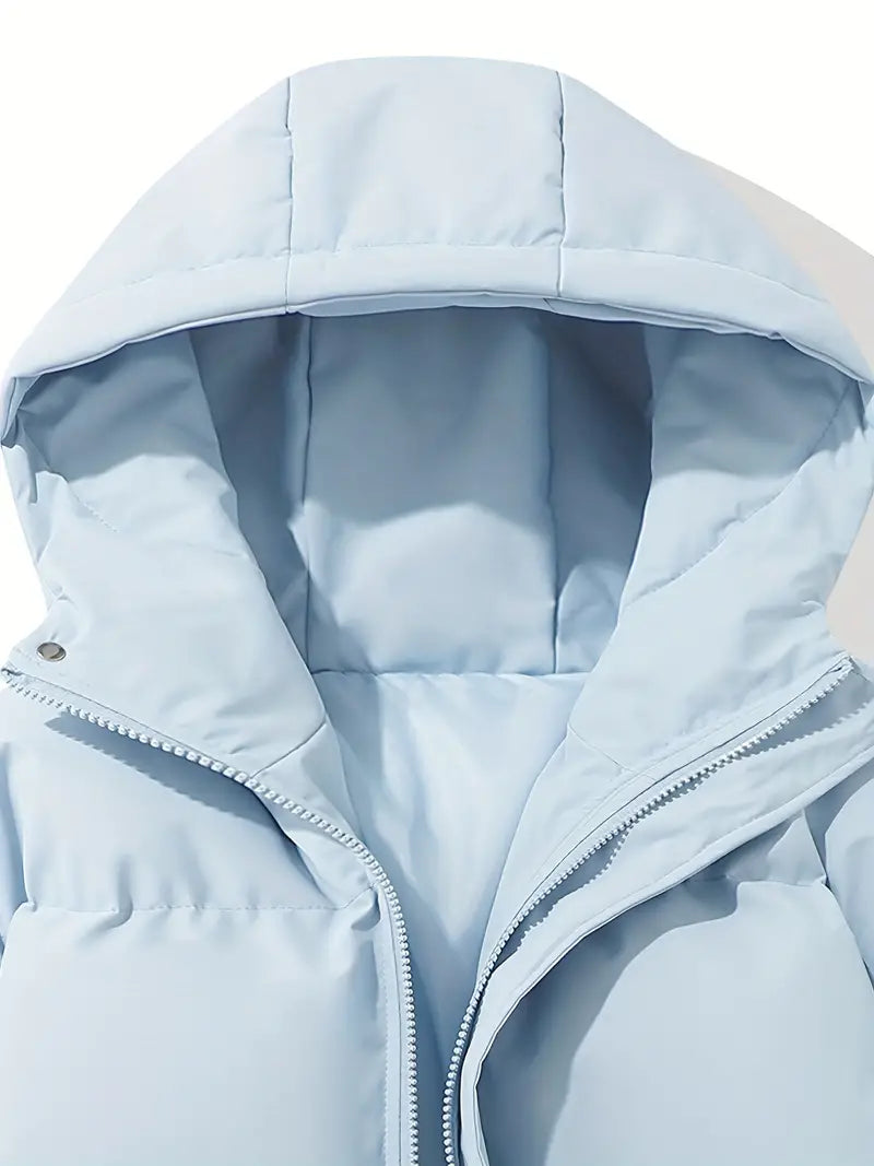Haisley | Quilted Puffer Jacket with Cozy Hood and Clean Lines for Women