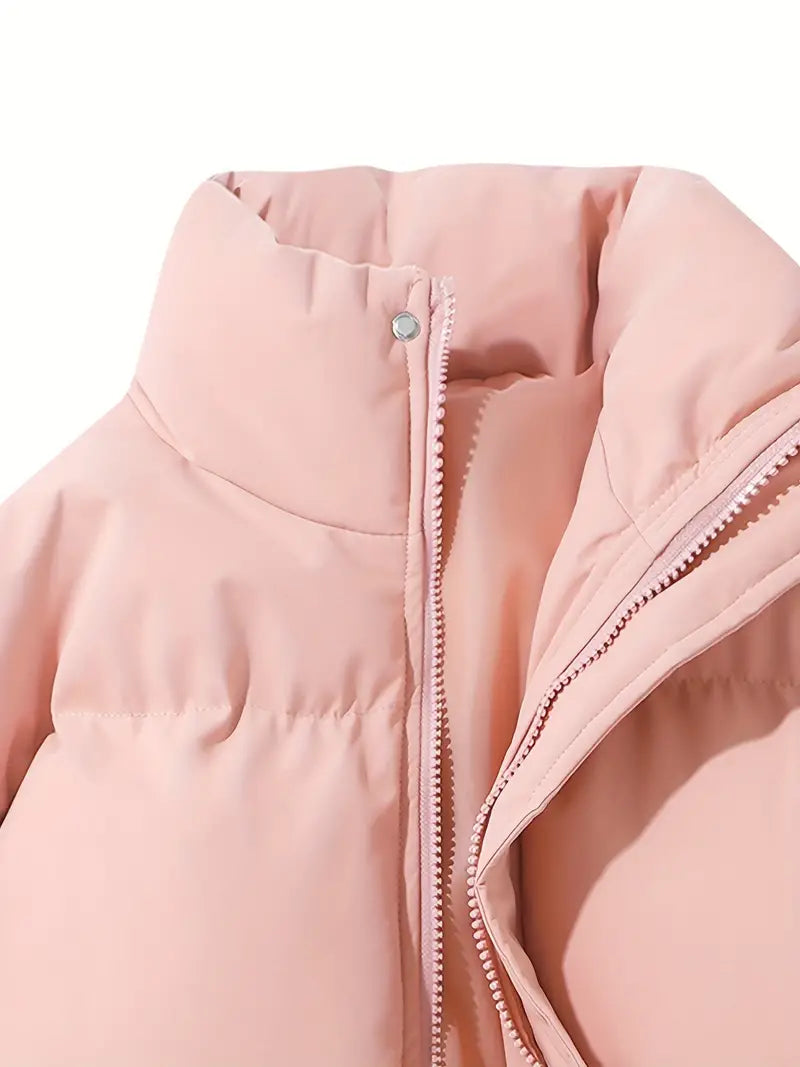 Haisley | Quilted Puffer Jacket with Cozy Hood and Clean Lines for Women