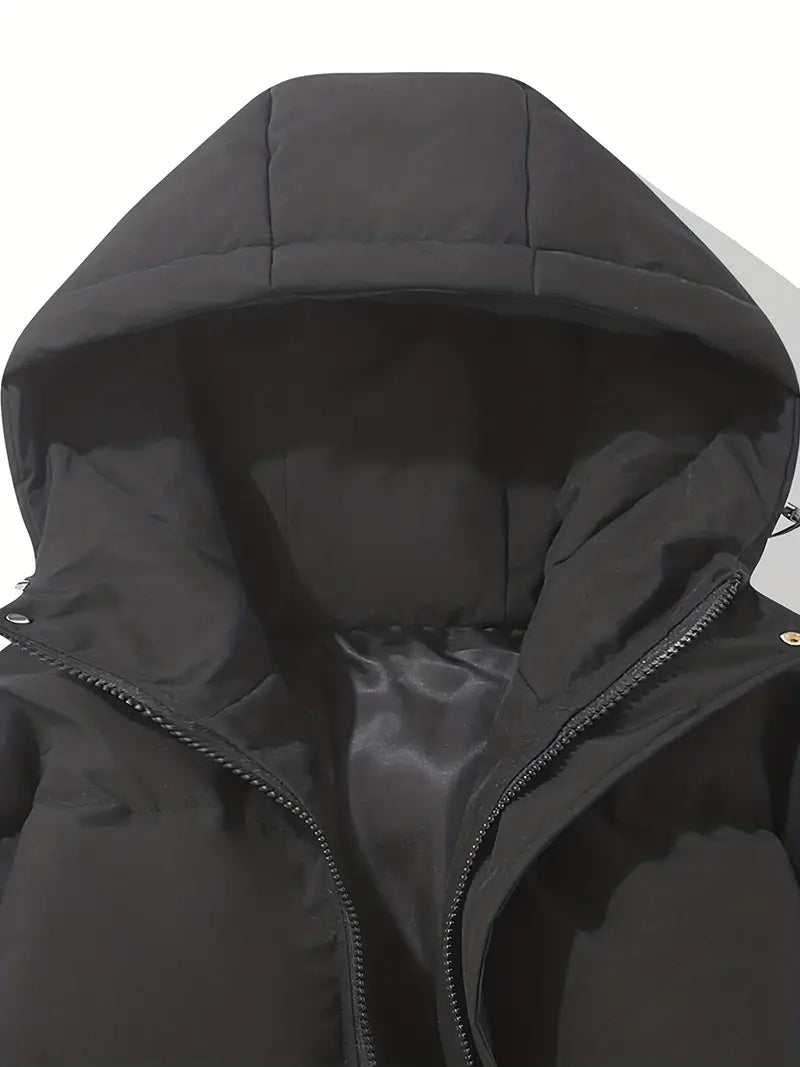 Haisley | Quilted Puffer Jacket with Cozy Hood and Clean Lines for Women