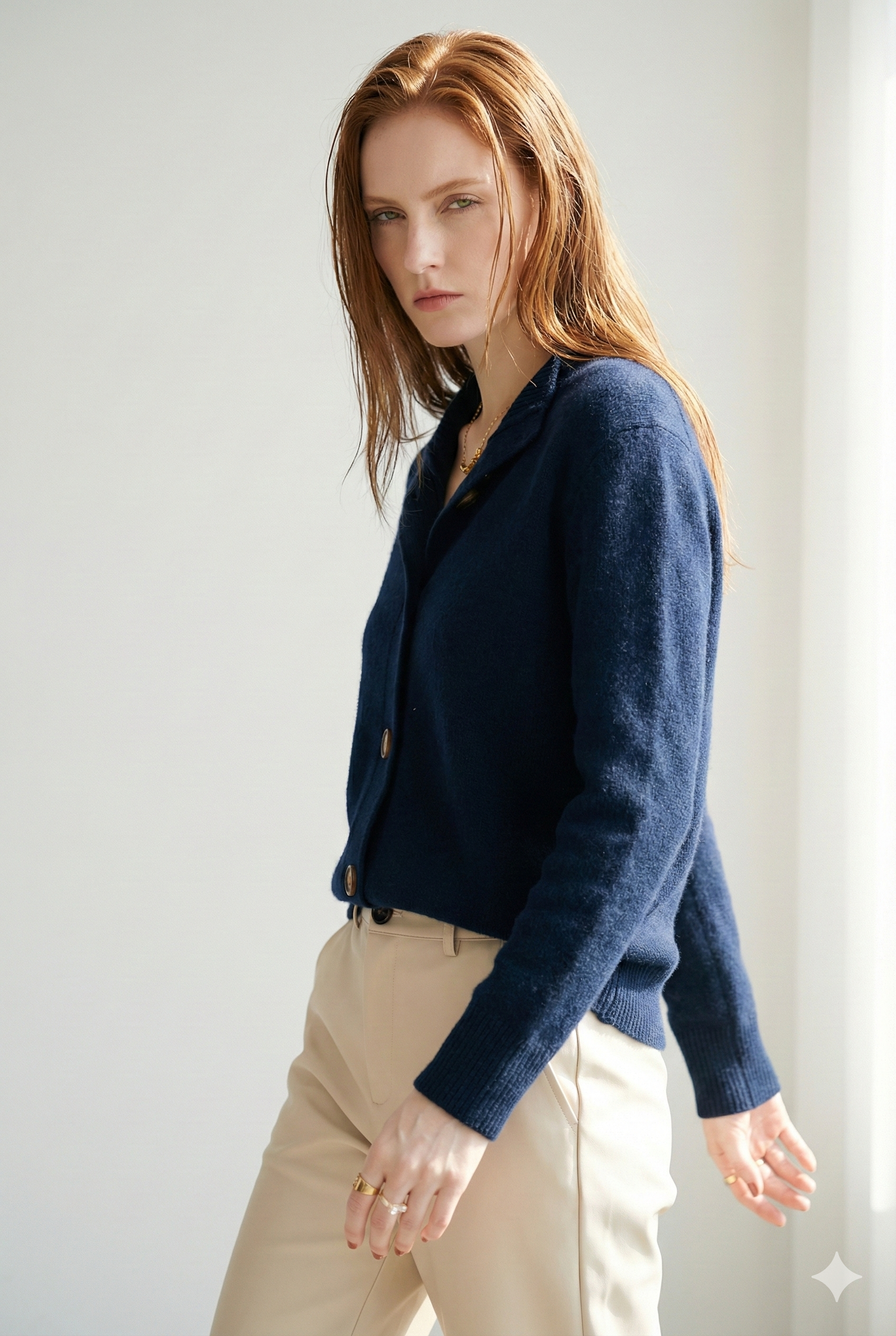 Lara Collared Button Front Cardigan - view 9
