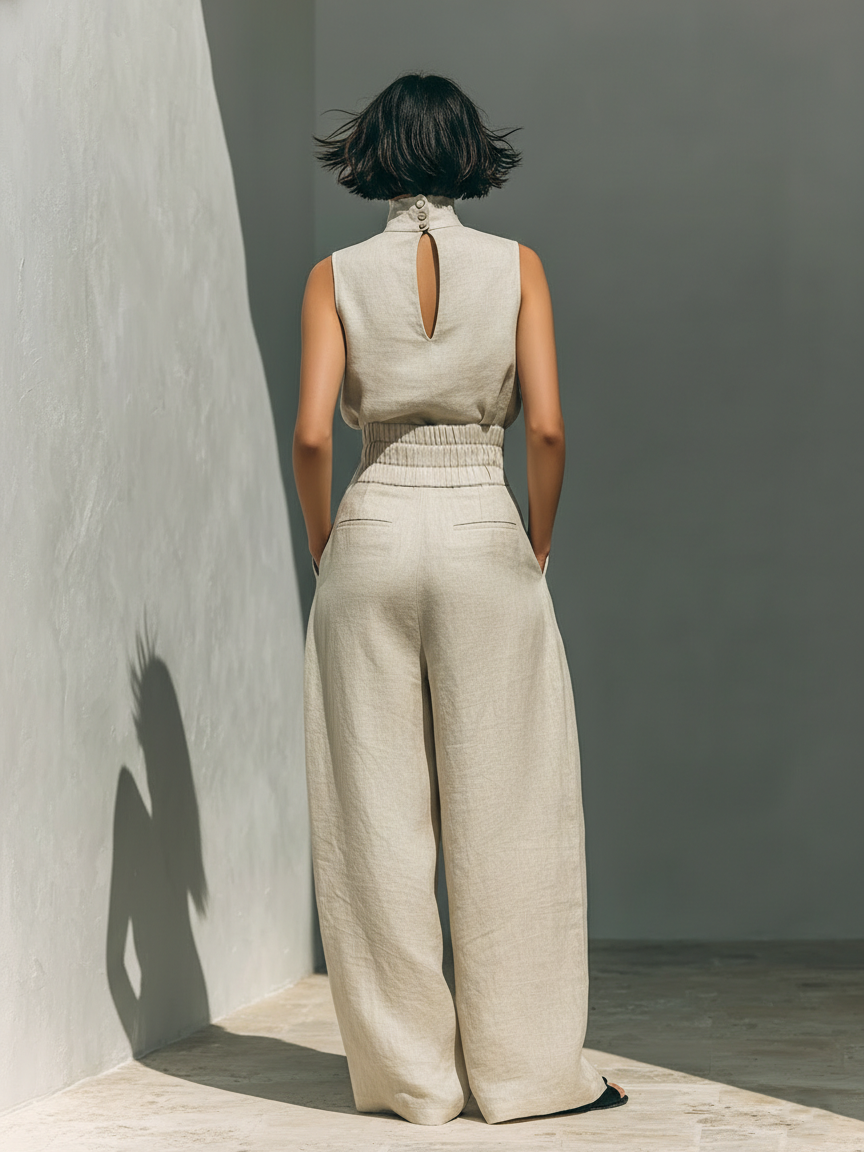 Nyla Wide-Leg Pants and Top Set - view 2