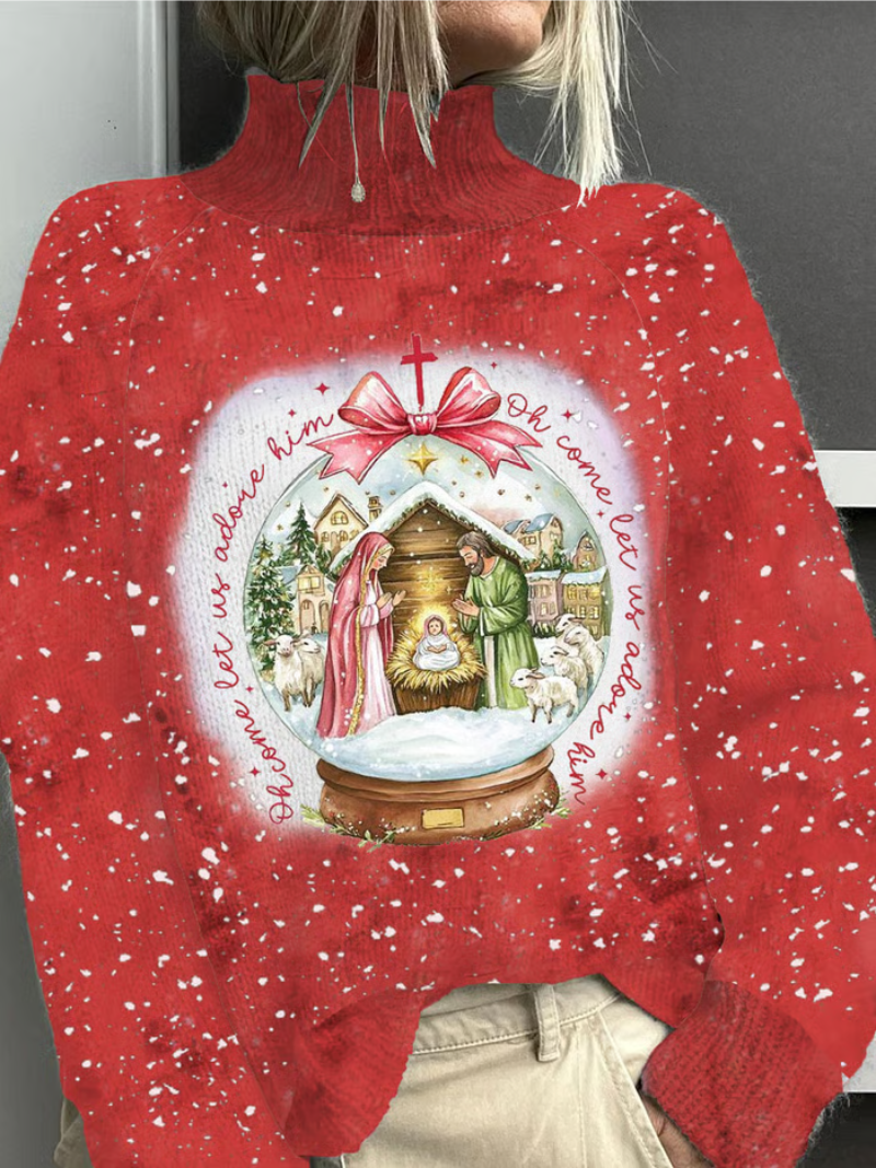 Grace Women's Christmas Sweater | Cozy ComfortSoft Fabric, Festive Design