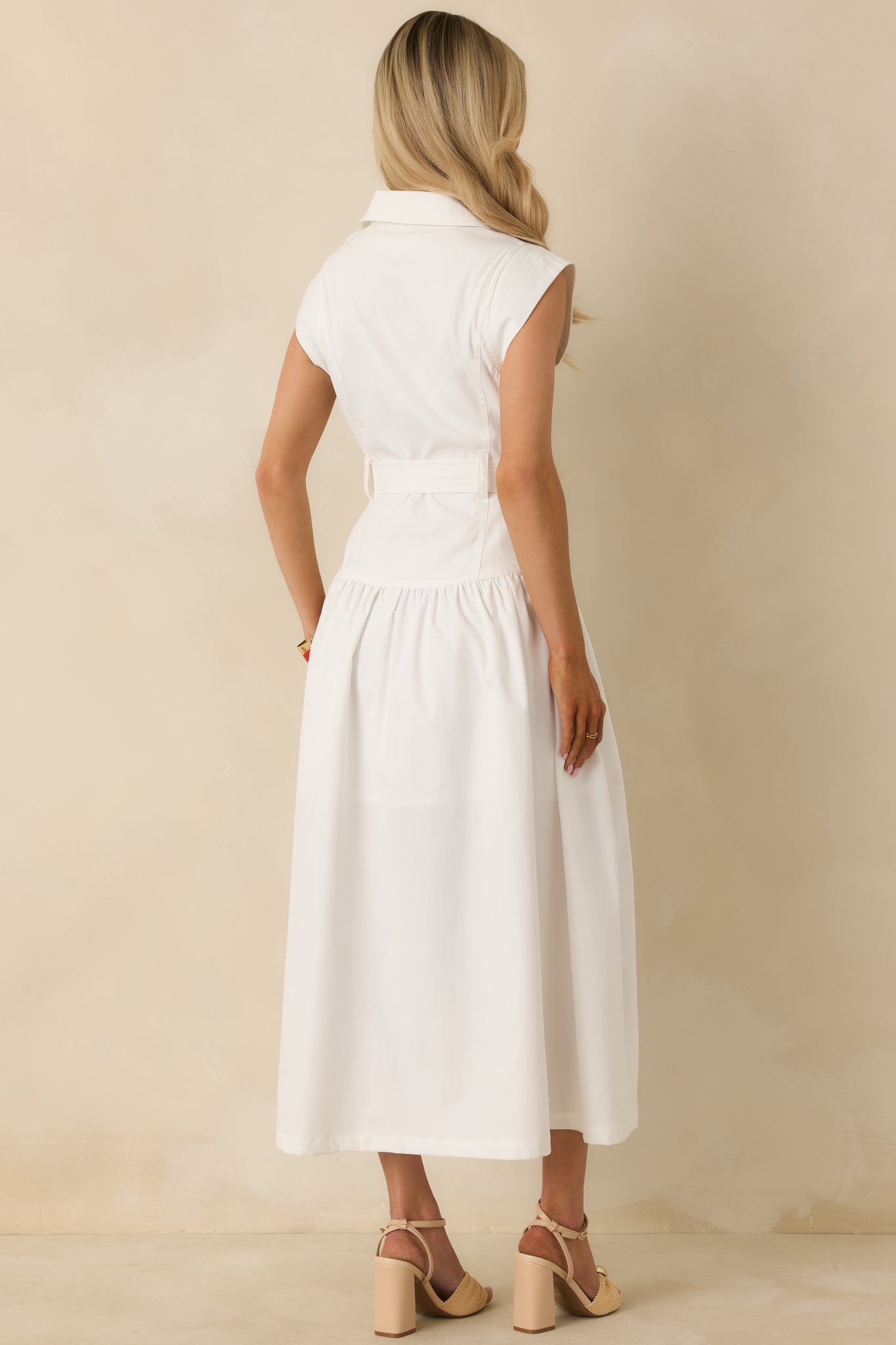 Rosalind Belted Sleeveless Maxi Dress - view 6