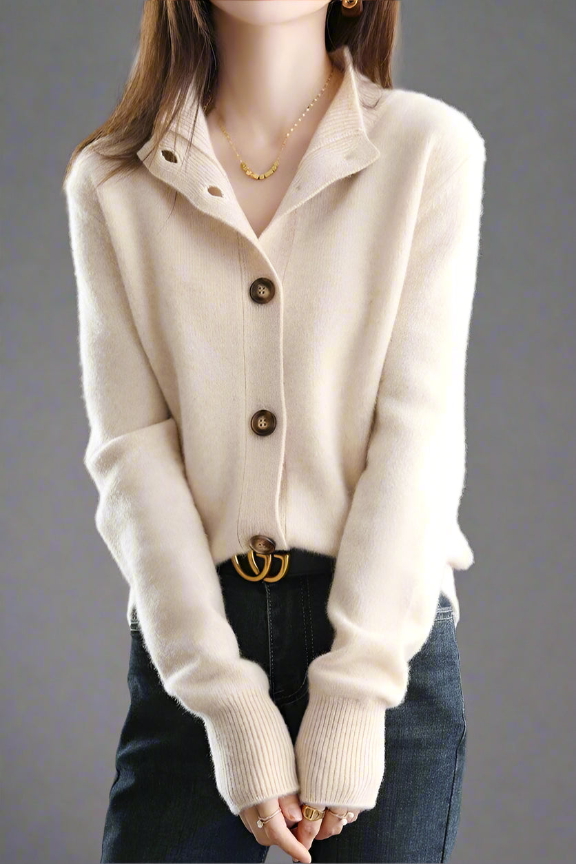 Lara Collared Button Front Cardigan - view 41