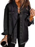 Roxane | Everyday Denim Jacket with Chest Pockets for Women