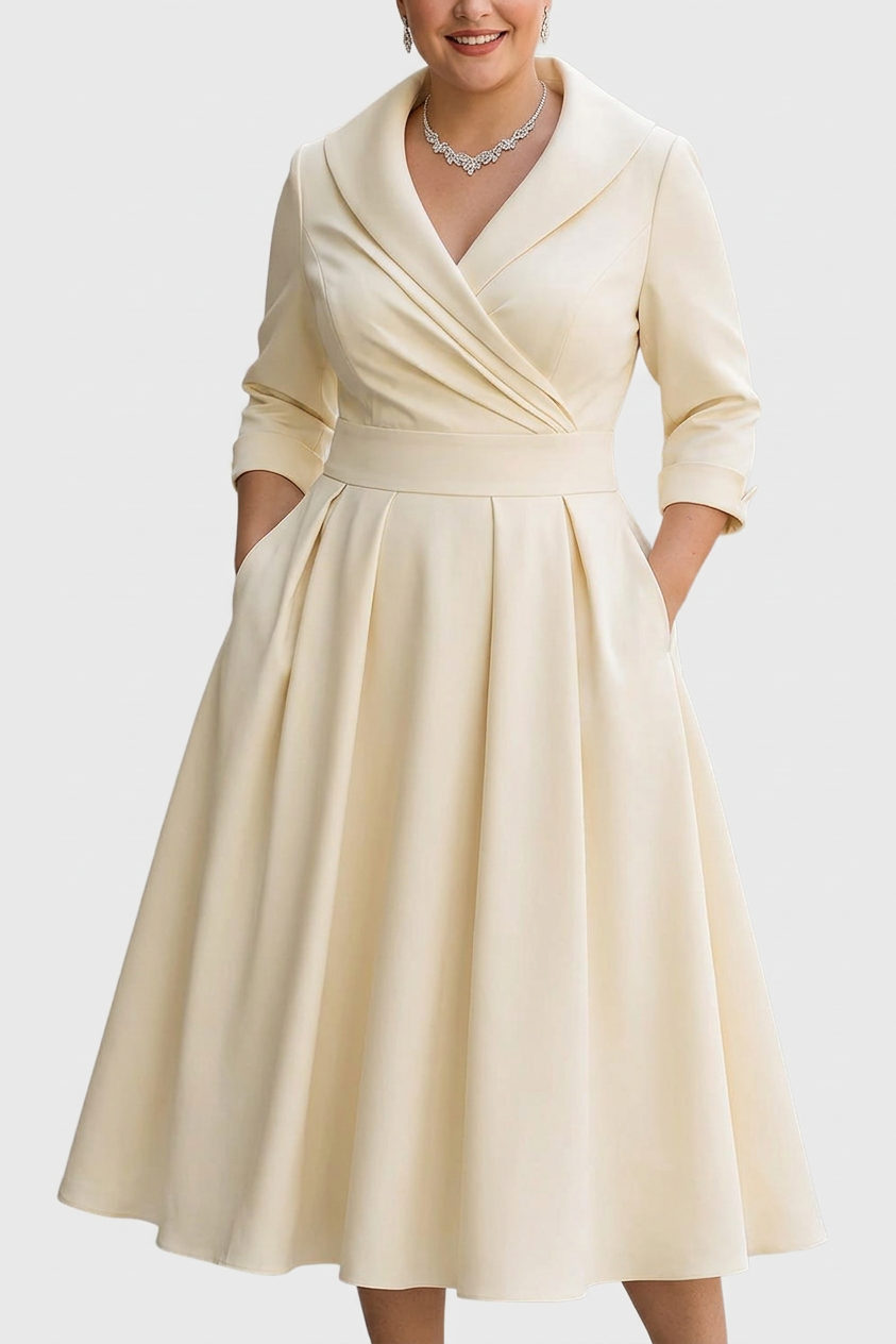 Romaine - Elegant midi dress