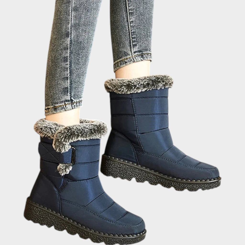 Women's Waterproof Snow Boots Fur Lining Slip Resistant