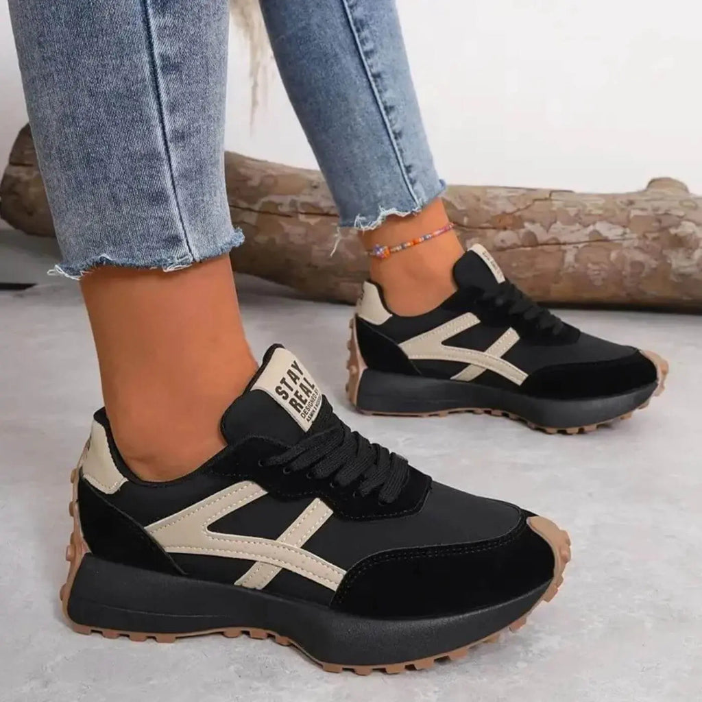 Indira Grip Sole Cushioned Sneakers - front view