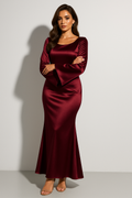 Women’s Long Sleeve Evening Gown