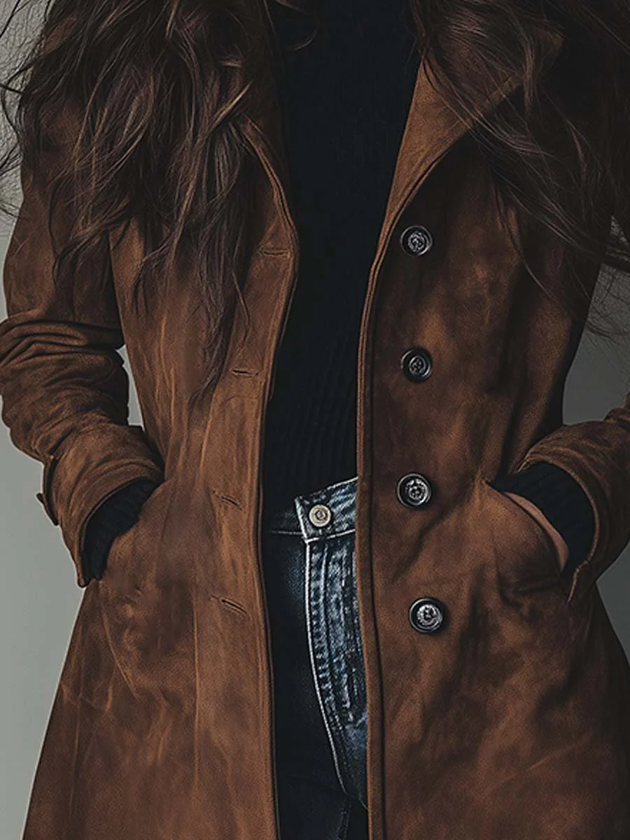 Gwendolen | Classic Trench Coat with Vintage Detailing for Women