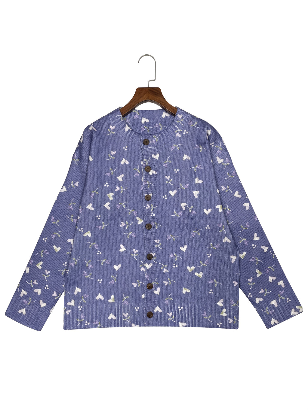 Ines Button Front Round Neck Cardigan - view 2