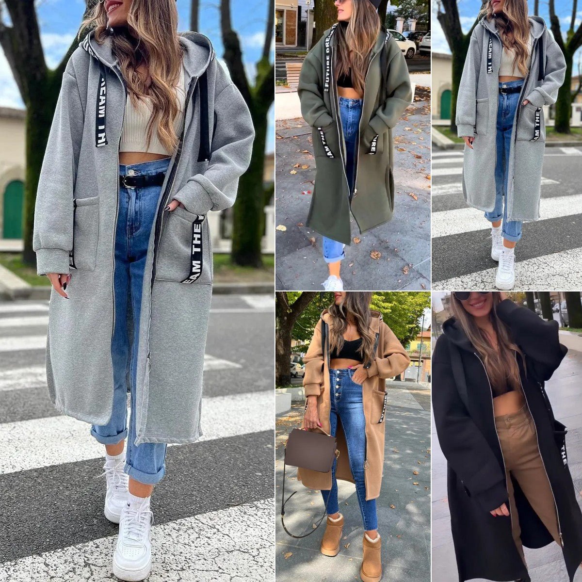 Adaline – Enveloping Oversized Longline Hoodie for Women – view 3
