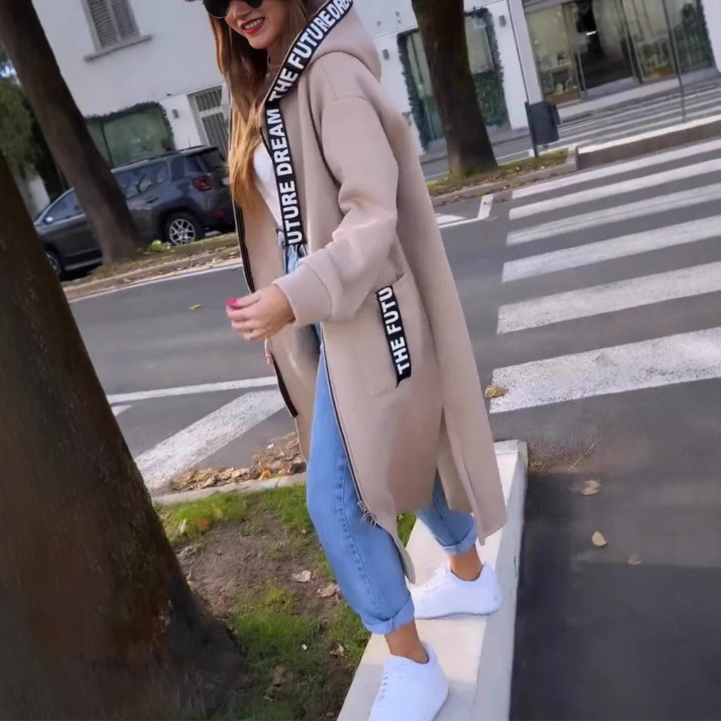 Adaline – Enveloping Oversized Longline Hoodie for Women – view 7