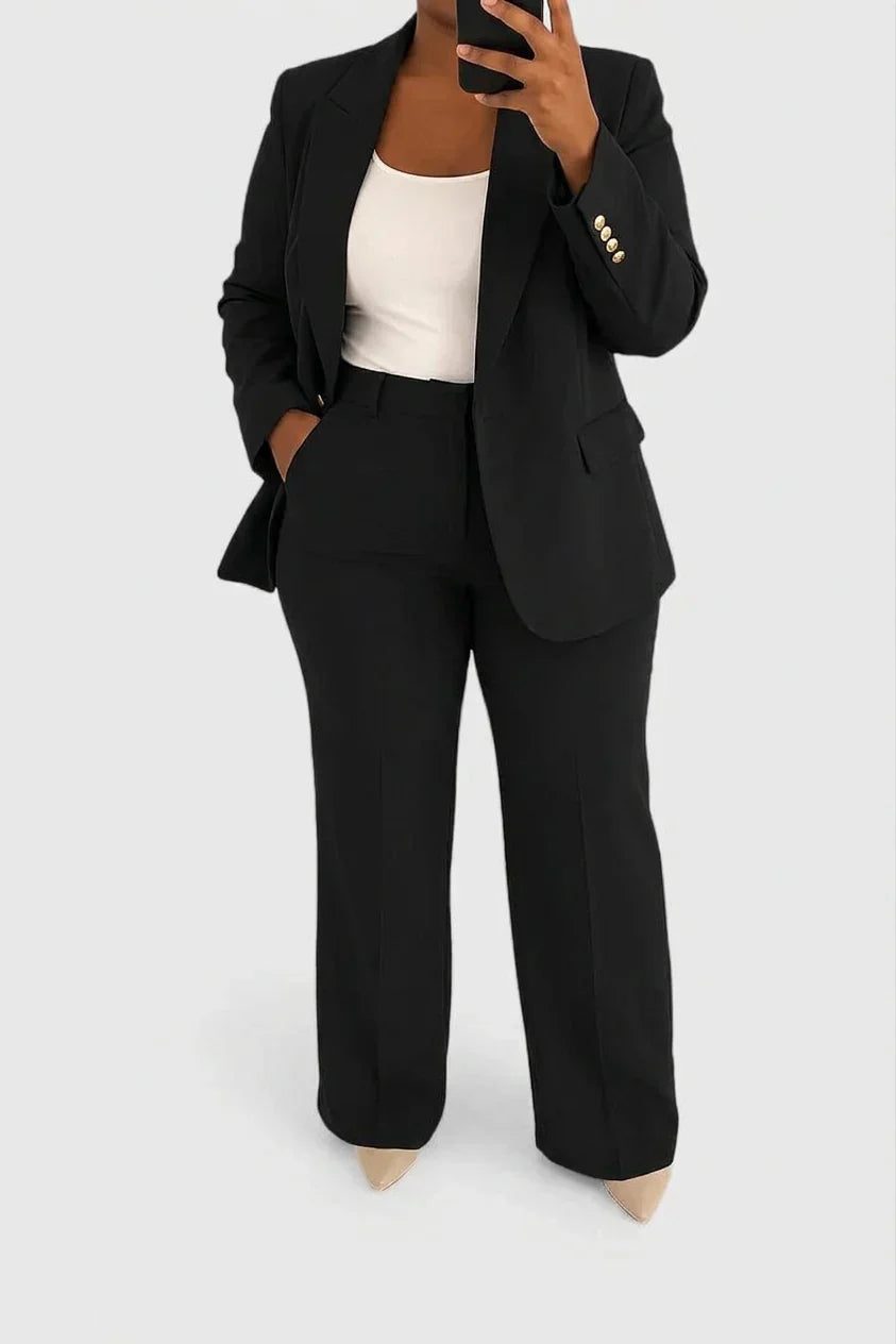 Aisha – Elegant Two-Piece Suit Set