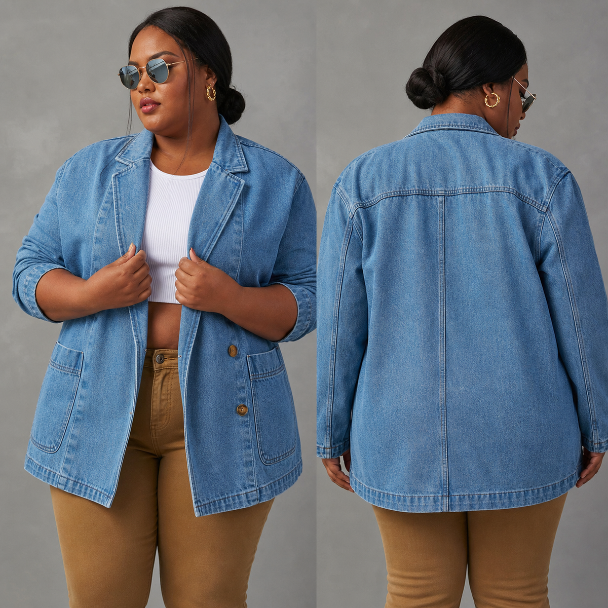 Alice – Denim Blazer