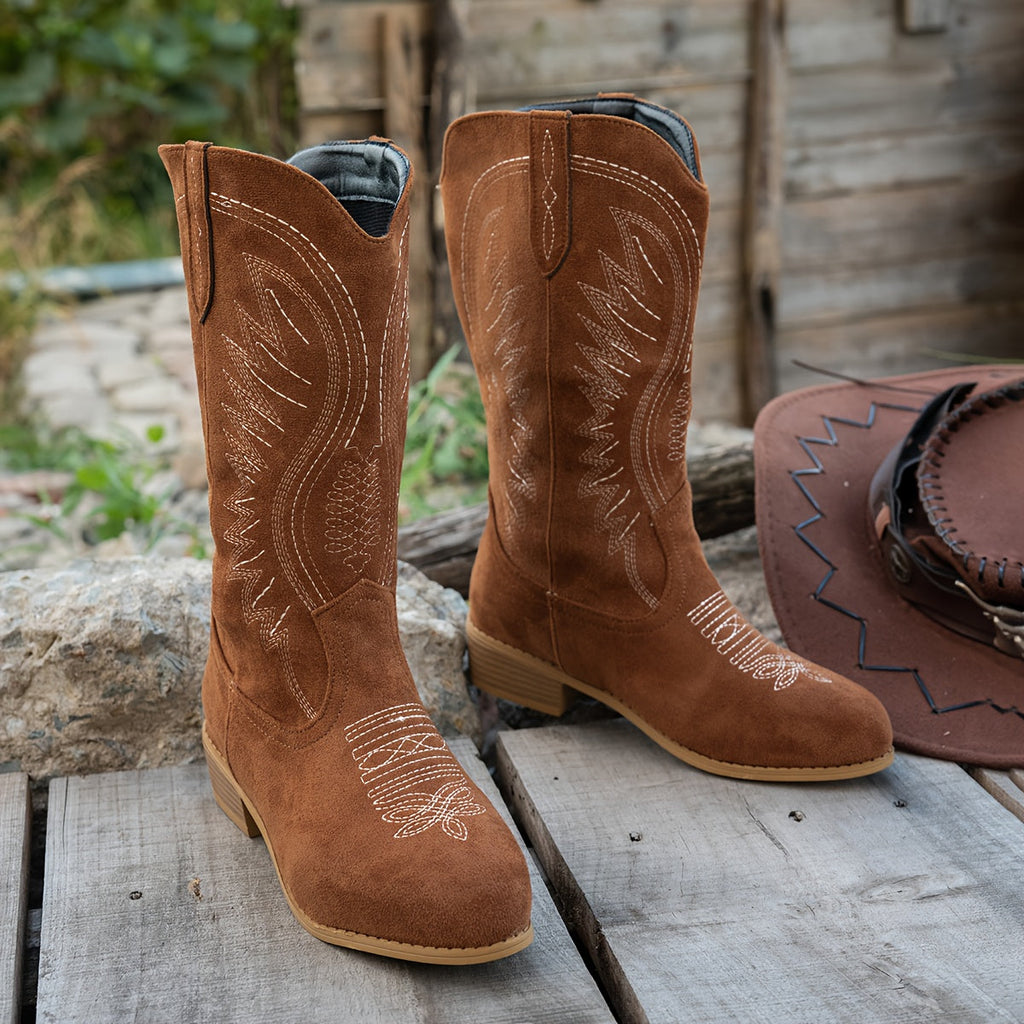 Quinn Western Mid Calf Boots - view 5