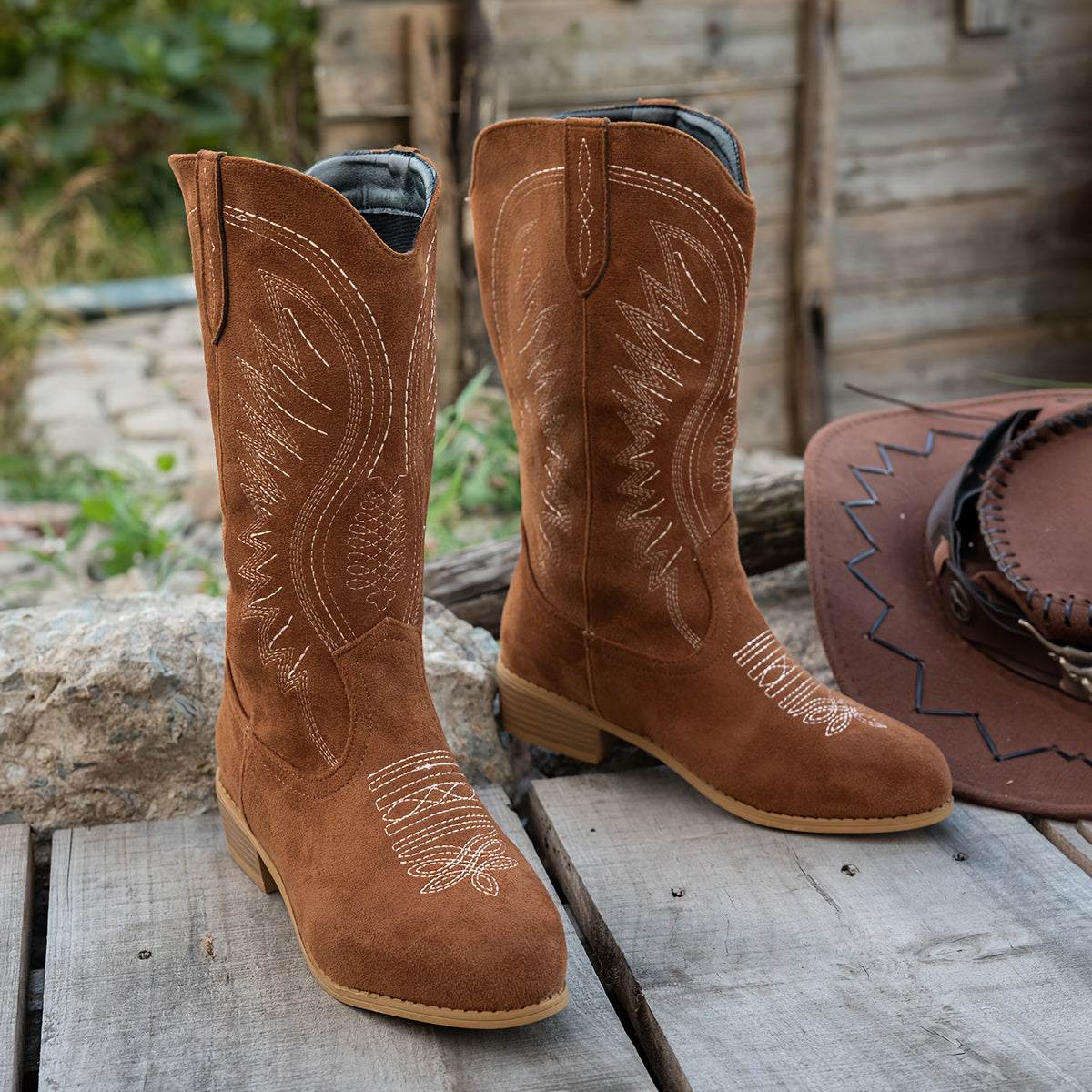 Quinn Western Mid Calf Boots - view 5