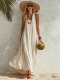 Seraphine Sleeveless Pleated Maxi Dress - view 4