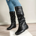 Nina Slouch Flat Side Zip Boots - view 6