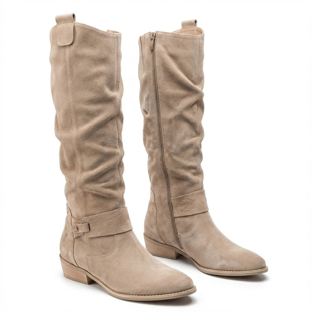 Reese Slouch Knee High Boots - front view
