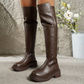 Sloane Lug Sole Over The Knee Boots - view 8