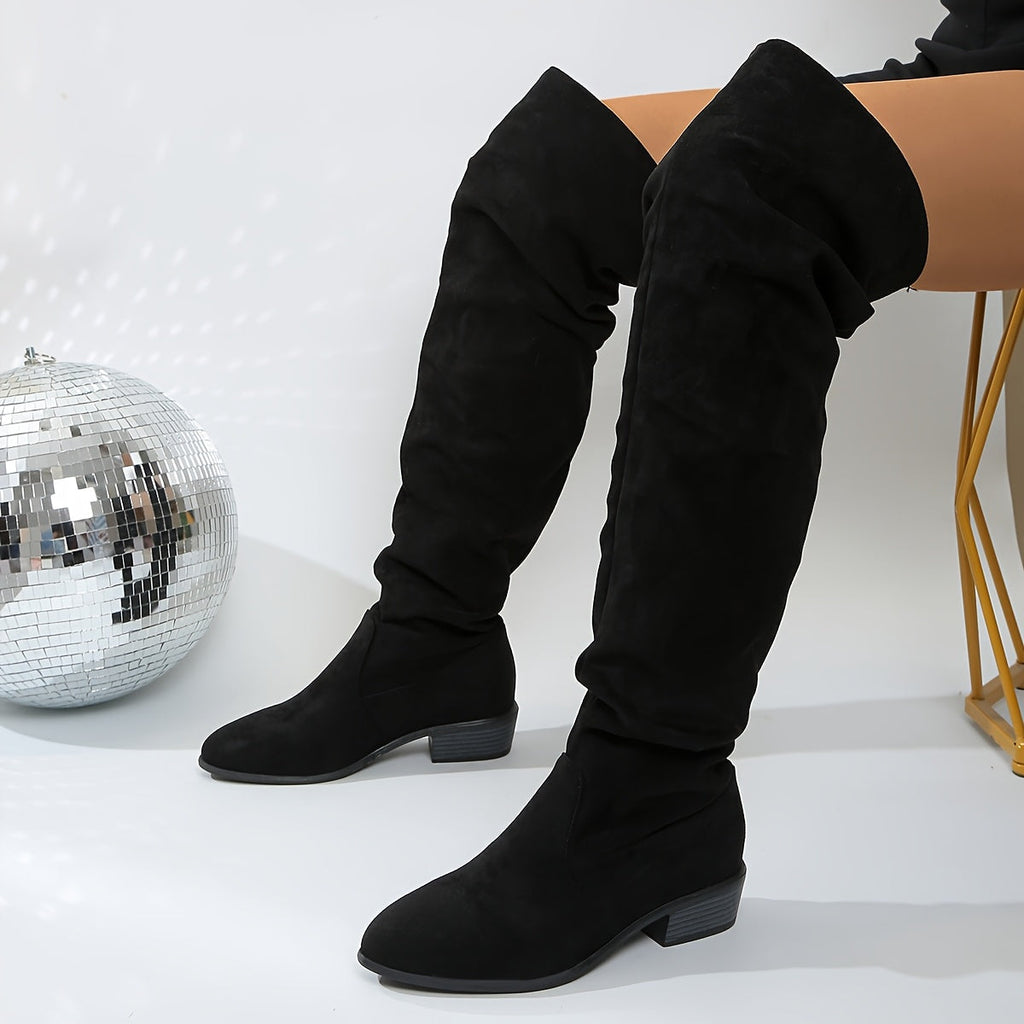 Aurora Slouch Over The Knee Boots - view 2