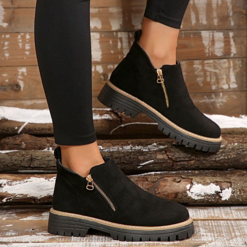 Odette Platform Lug Sole Ankle Boots - view 5