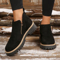 Odette Platform Lug Sole Ankle Boots - view 7