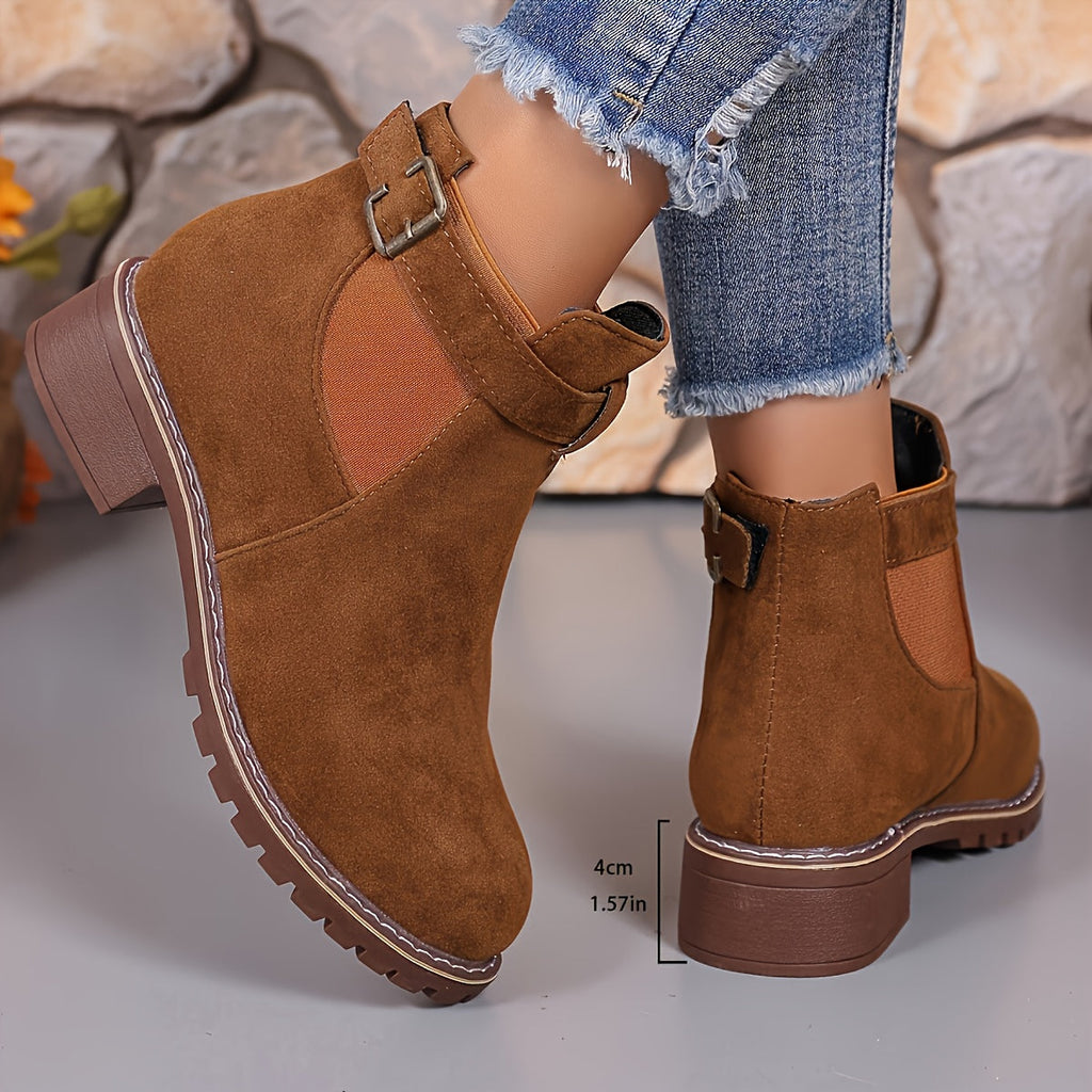 Elodie Chelsea Lug Sole Ankle Boots - view 9