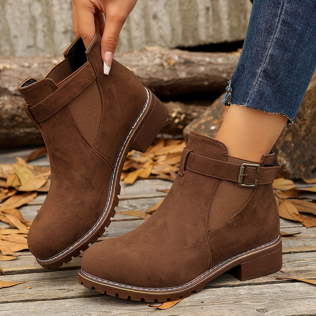 Elodie Chelsea Lug Sole Ankle Boots - view 8