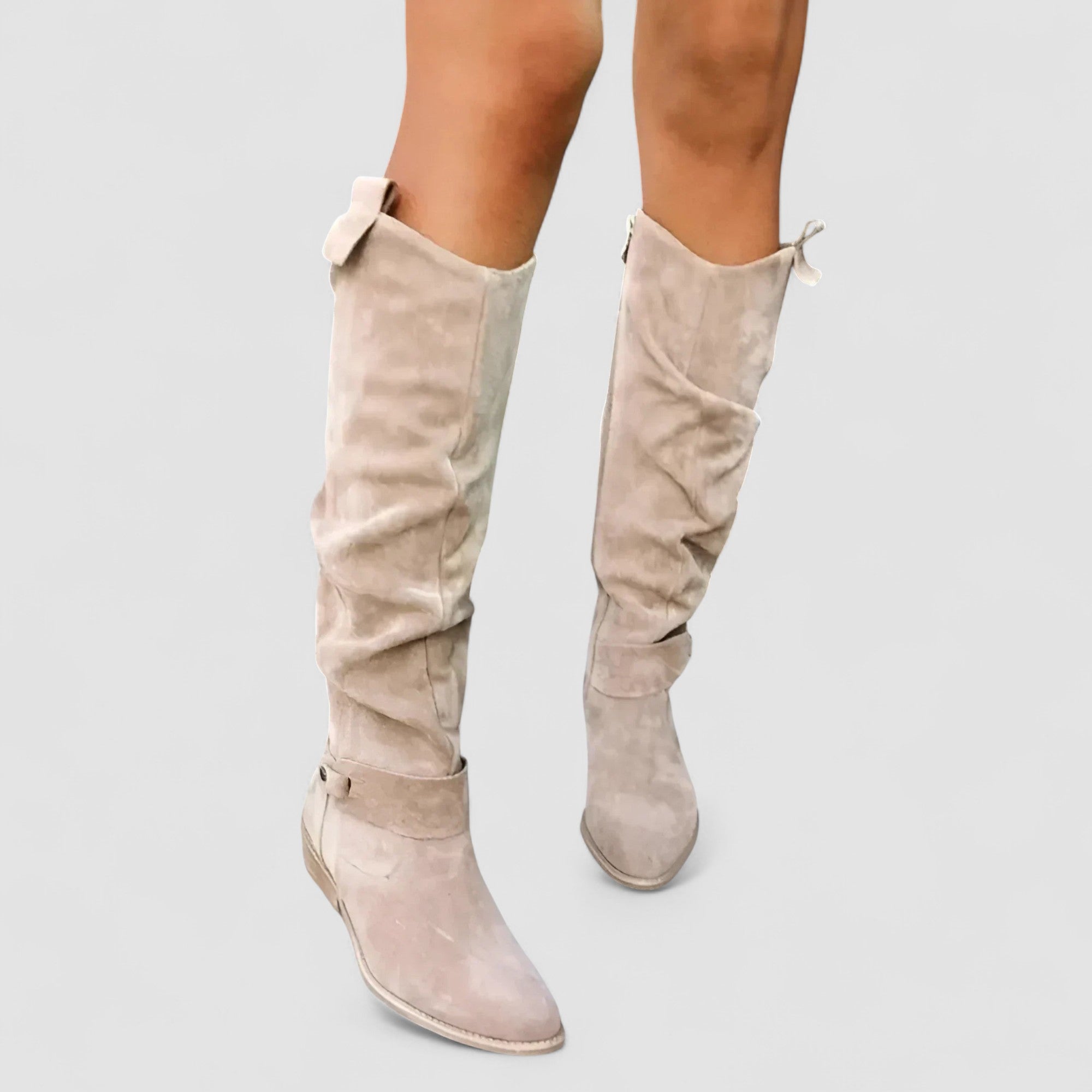 Blair Slouch Block Heel Knee High Boots - view 2