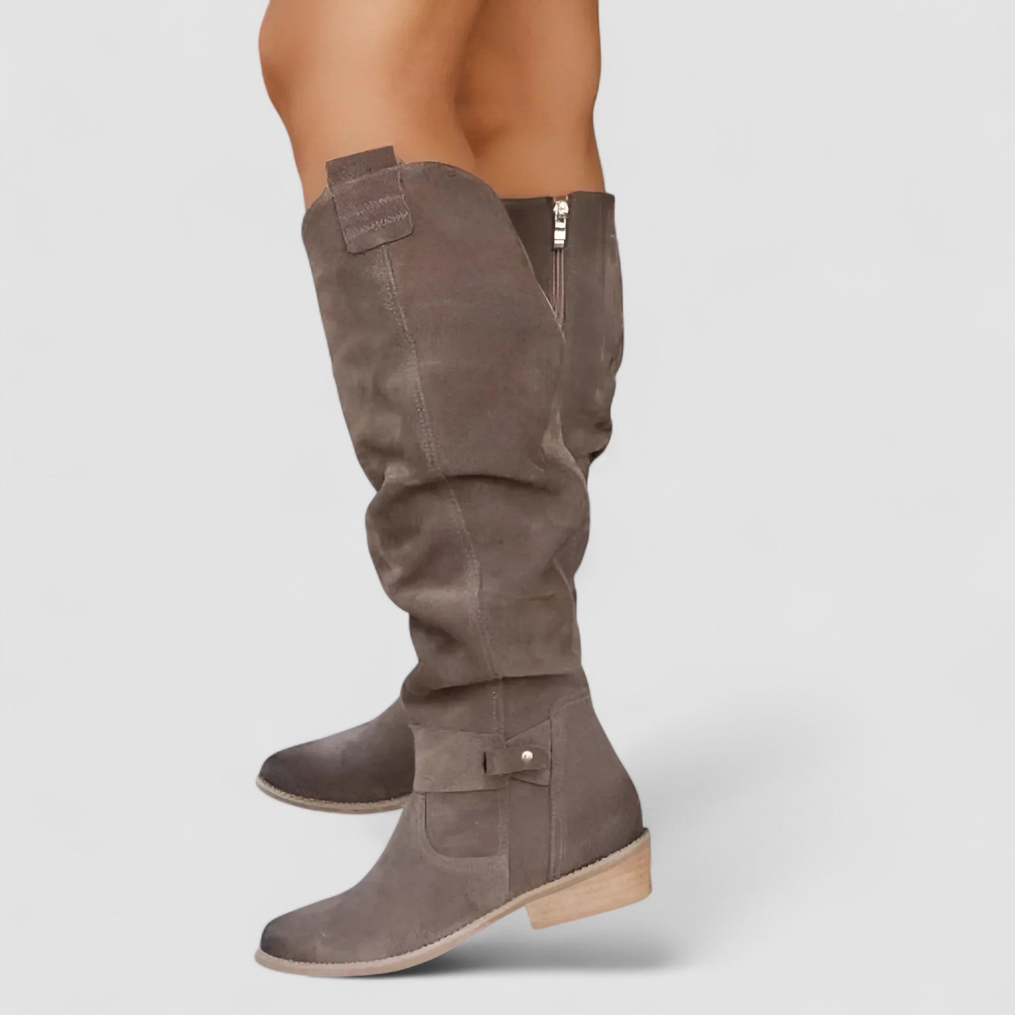 Blair Slouch Block Heel Knee High Boots - view 3