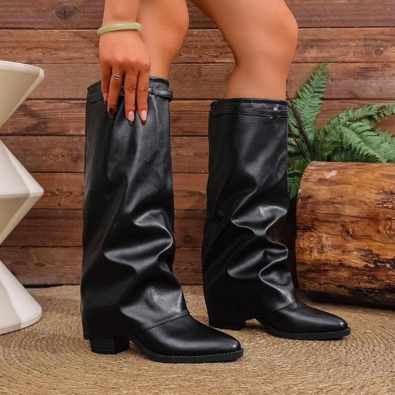 Sienna Pointed Toe Knee High Boots - view 7