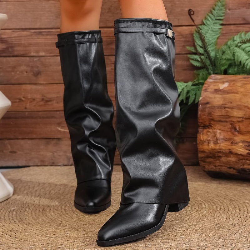 Sienna Pointed Toe Knee High Boots - view 8