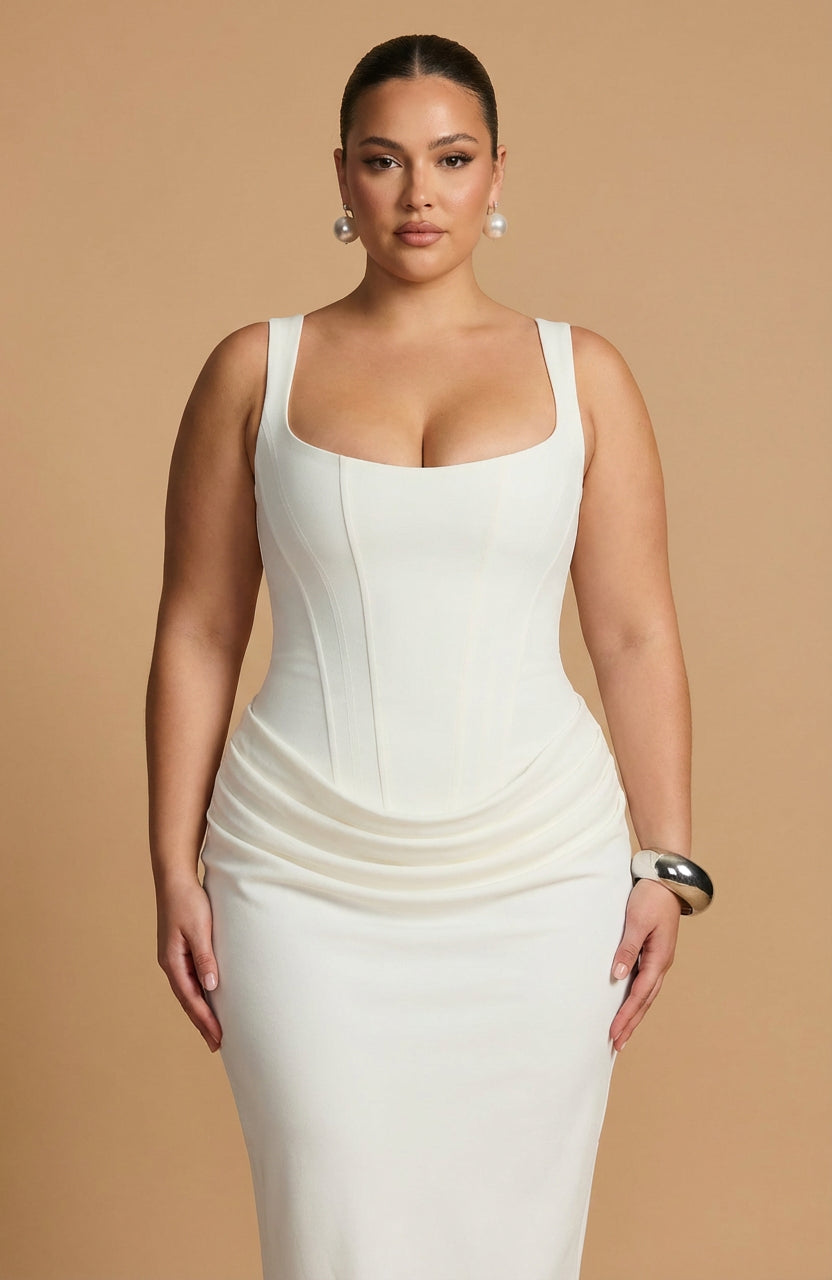 Briar – Square Neck Maxi Dress – view 10