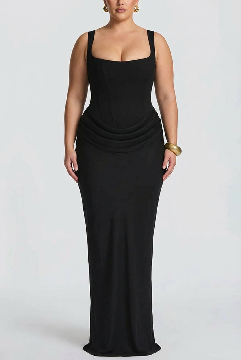 Briar – Square Neck Maxi Dress – view 2