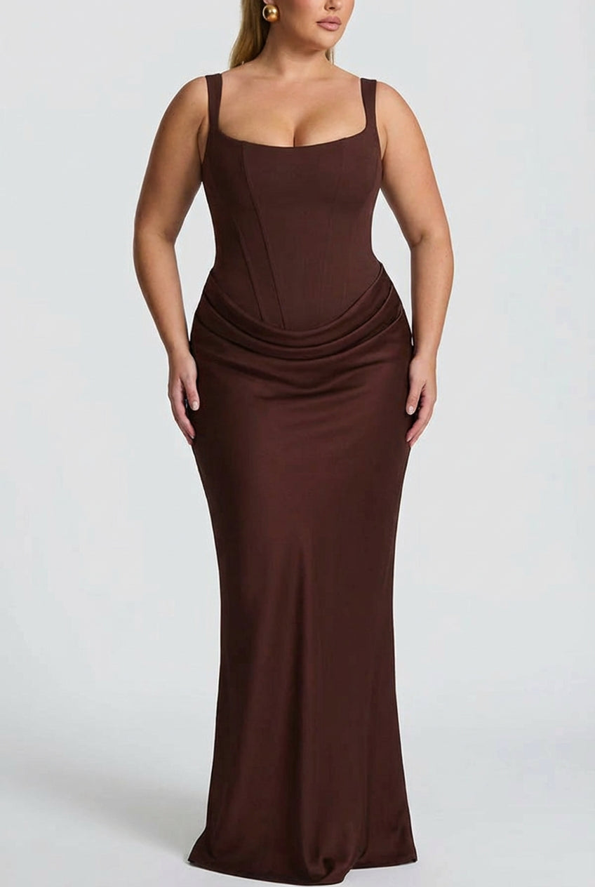 Briar – Square Neck Maxi Dress – view 3
