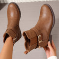 Josephine Western Chelsea Block Heel Ankle Boots - view 4