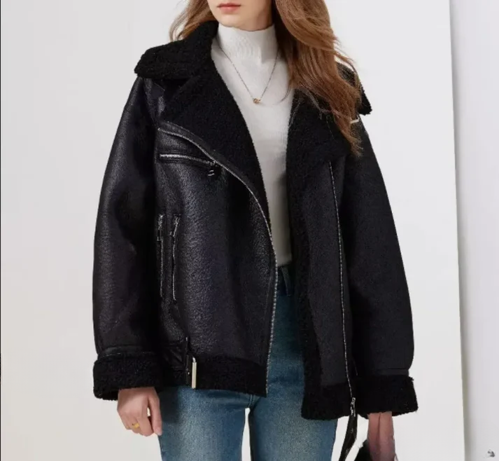 Brooke – Aviator Jacket with Soft Lined Interior and Relaxed Cut for Women – view 2