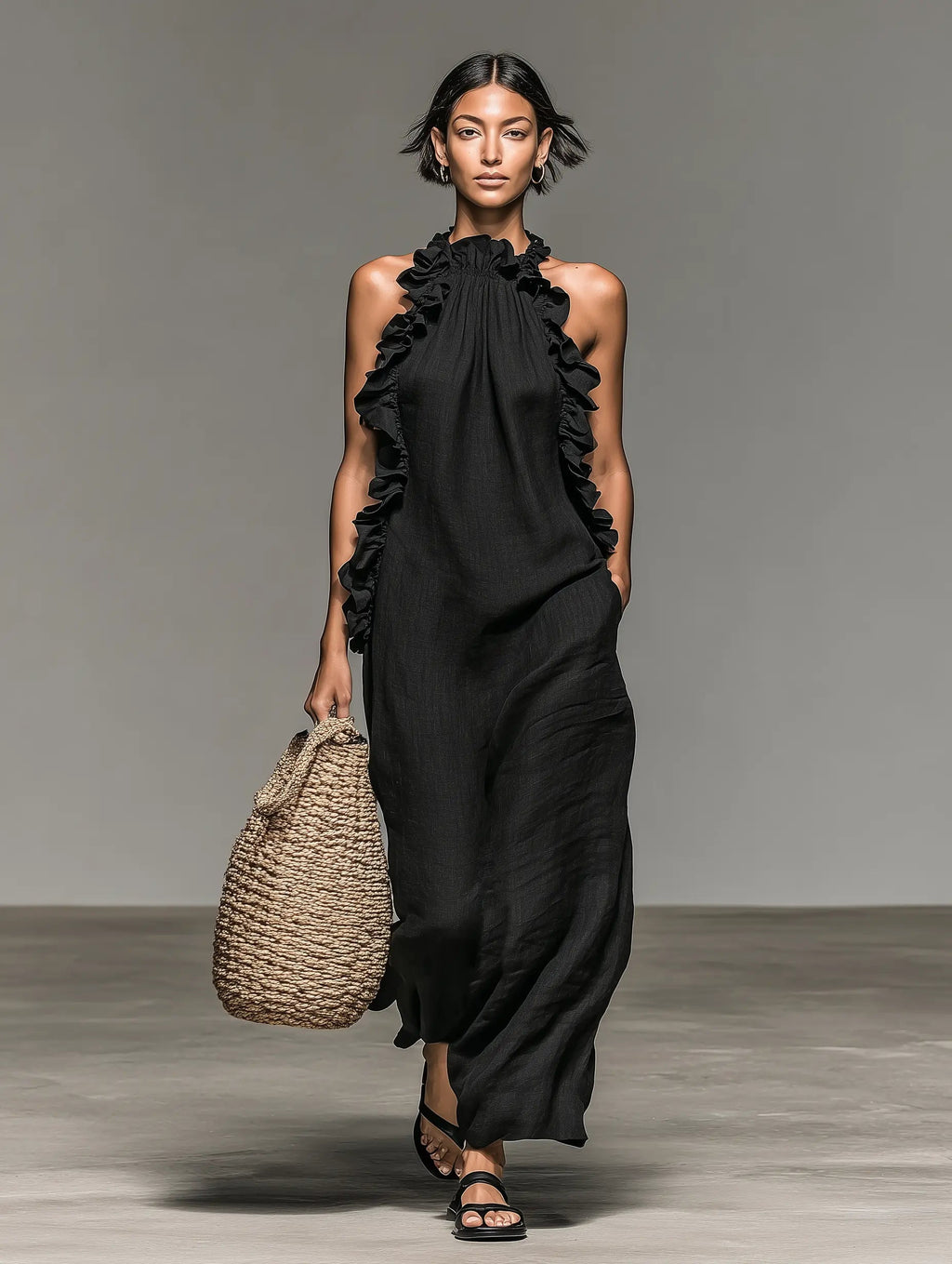 Zelda Ruffle Tiered Maxi Dress - view 8