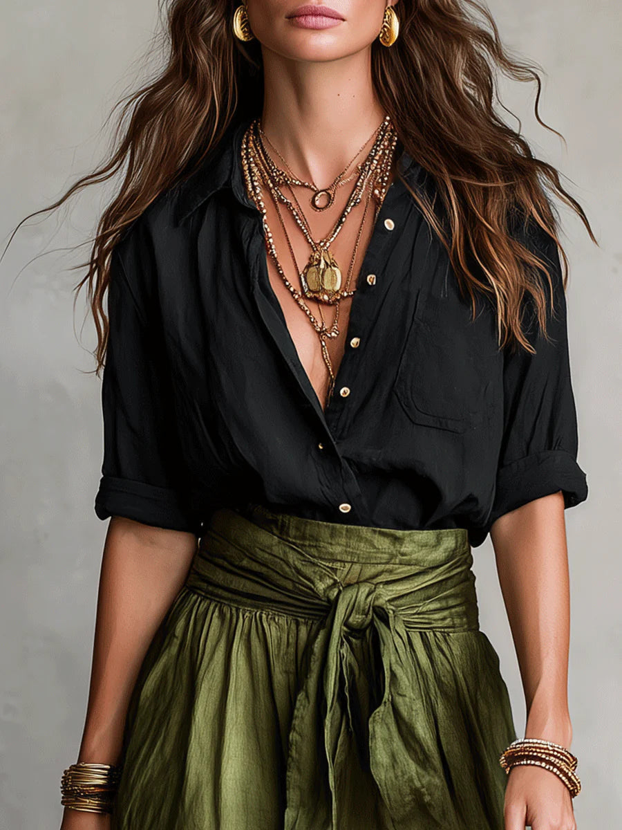 Camilla – Tie-Waist Midi Set – view 3