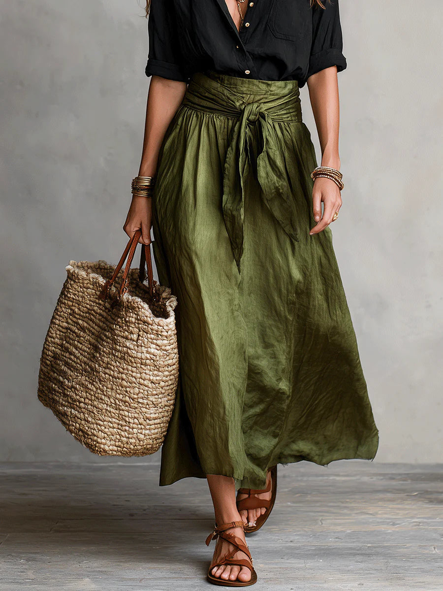 Camilla – Tie-Waist Midi Set – view 9