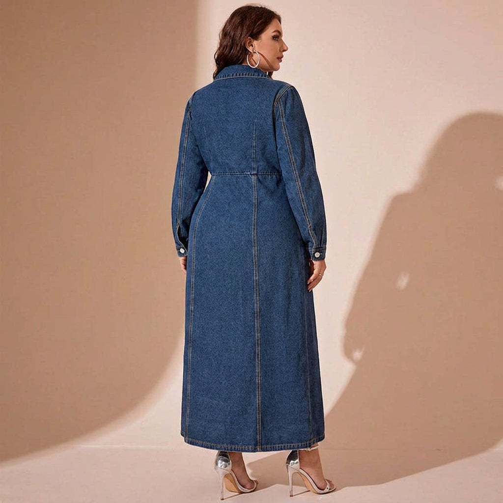 Wanda Denim Cardigan Dress