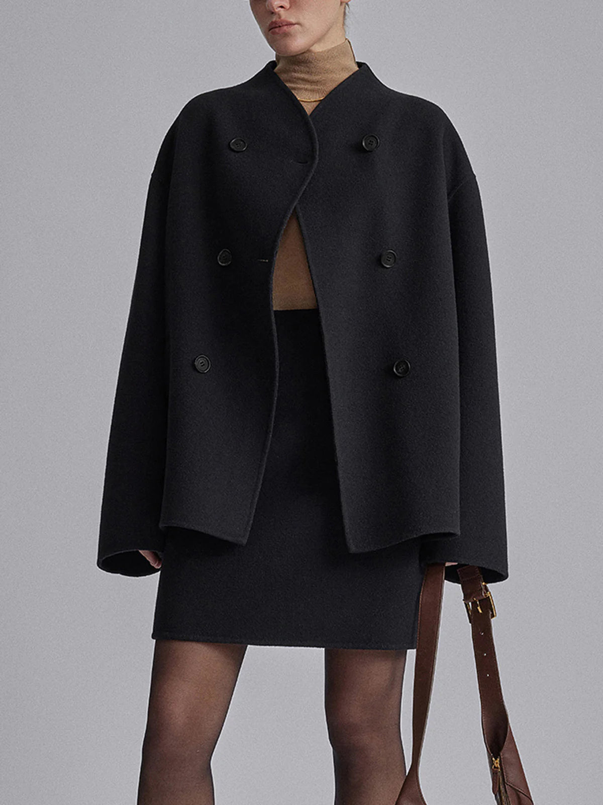 Chelsea – Double Breasted Jacket with Structured Silhouette for Women – view 12