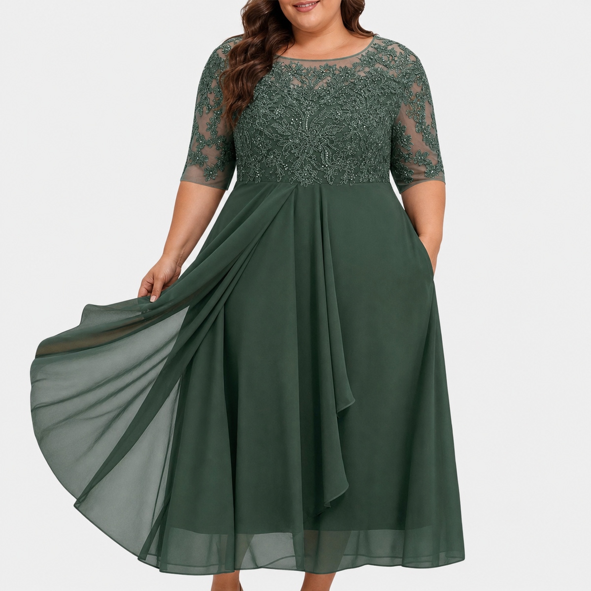 Chloe – Elegant Lace Dress – view 4
