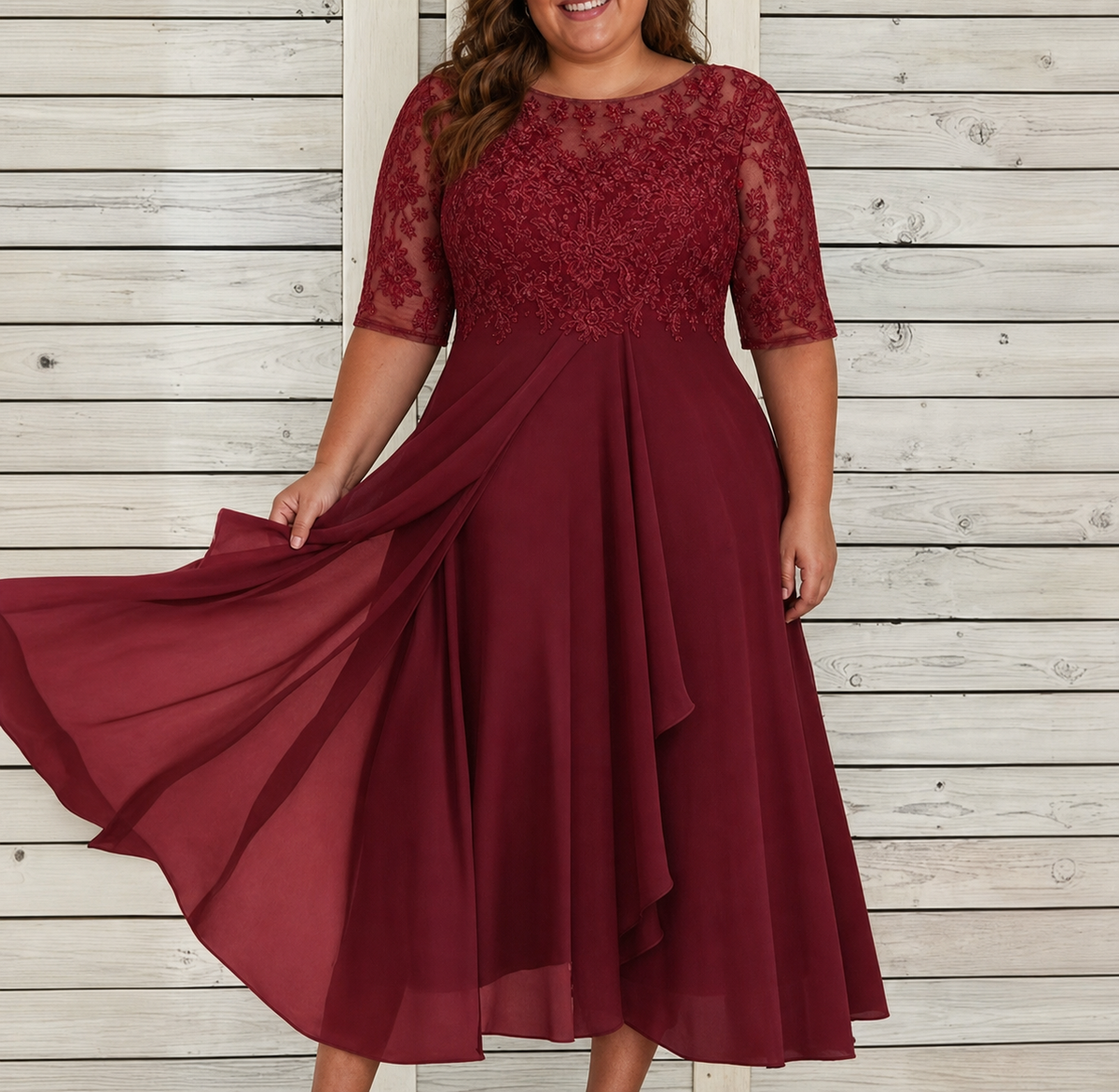 Chloe – Elegant Lace Dress – view 5