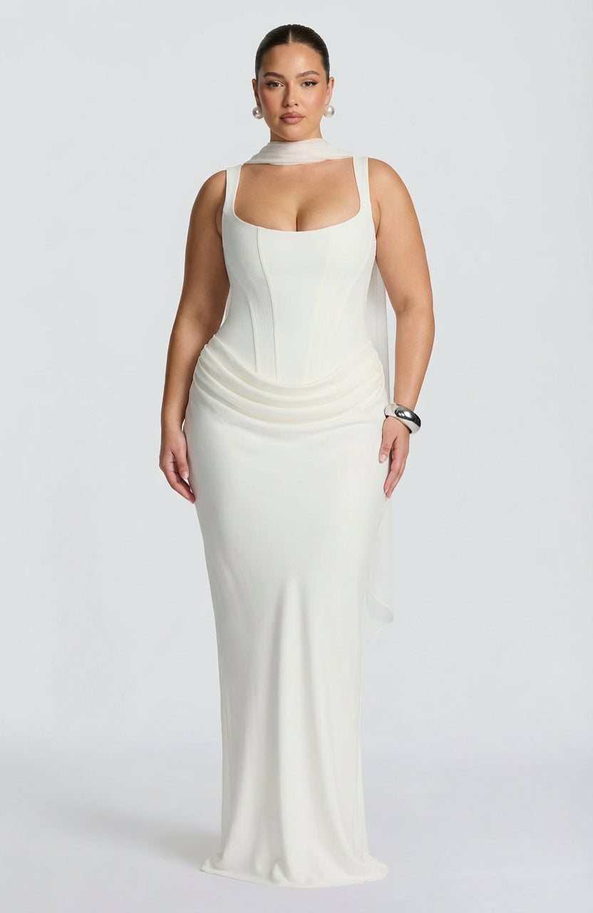 BRIAR | SQUARE NECK MAXI DRESS